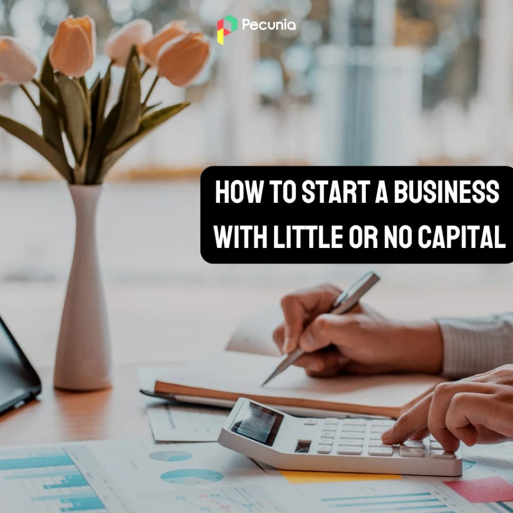 STARTING A BUSINESS WITH LITTLE OR NO CAPITAL.